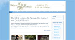 Desktop Screenshot of animallifesupport.be