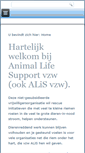 Mobile Screenshot of animallifesupport.be